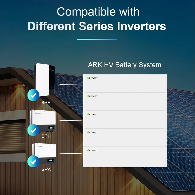 Home Use 5kw 10kw 20kw Hybrid Solar Energy System Growatt Hybrid Solar System with Inverter and Lithium Battery Solar PV Storage System